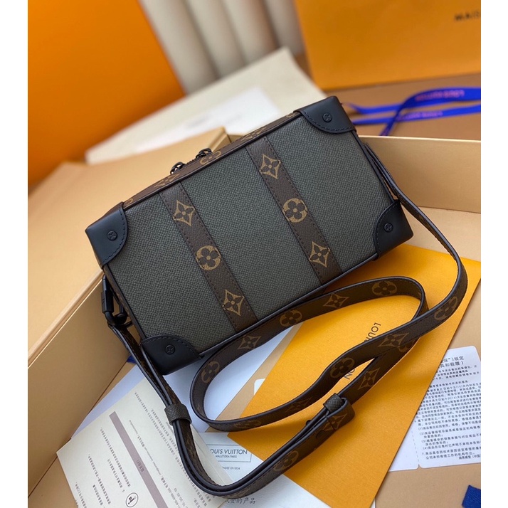 Túi đeo chéo nam thương hiệu thời trang Louis Vuitton LV Trunk Wallet cao cấp hàng vip 1-1