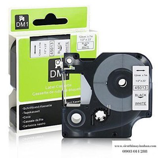 NHÃN D1 DÙNG CHO MÁY DYMO LABELMANAGER 160 / 280 / 420P - 12MM MÀU TRẮNG