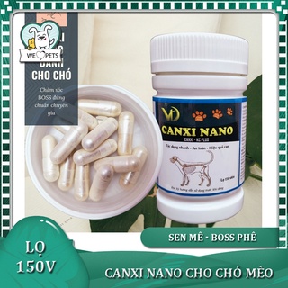 Canxi Nano dành cho chó mèo hộp 150 viên hạ bàn, yếu chân - Lida Pet Shop