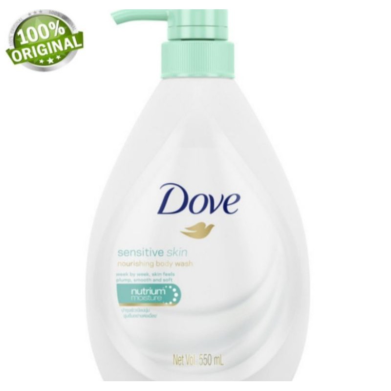 (hàng Mới Về) Sữa Tắm Dove 550ml / Dove Tẩy Tế Bào Chết Cho Da Nhạy Cảm