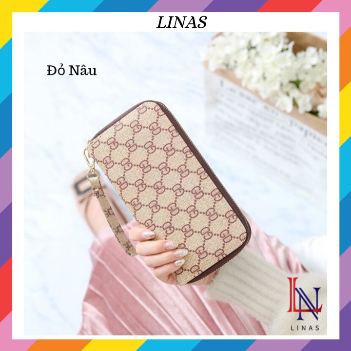 FreeShip Ví Nữ Cầm Tay Hai Ngăn Xinh Xắn, Cao Cấp, Thời Trang Hàn Quốc - Ví 113