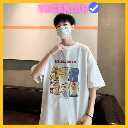 Áo thun tay lỡ form rộng unisex Tiger.86 AFR9