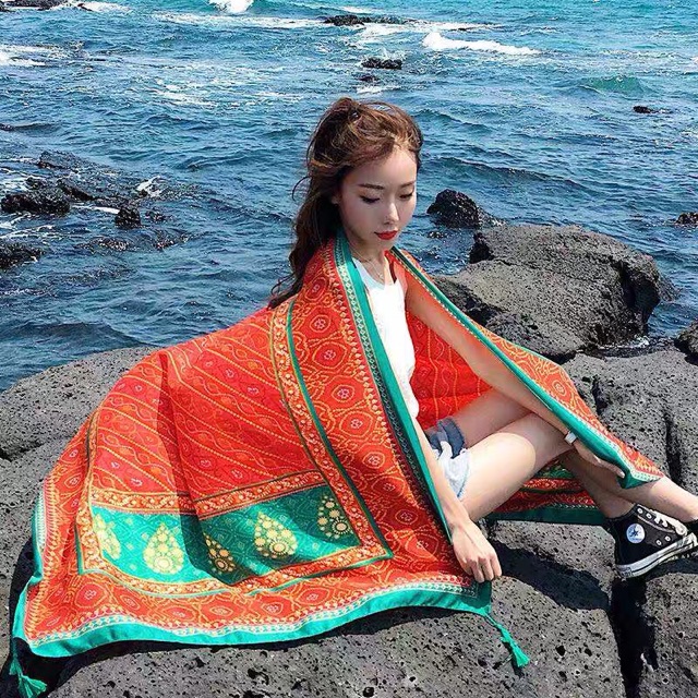 Khăn choàng du lịch Khăn choàng bohemian