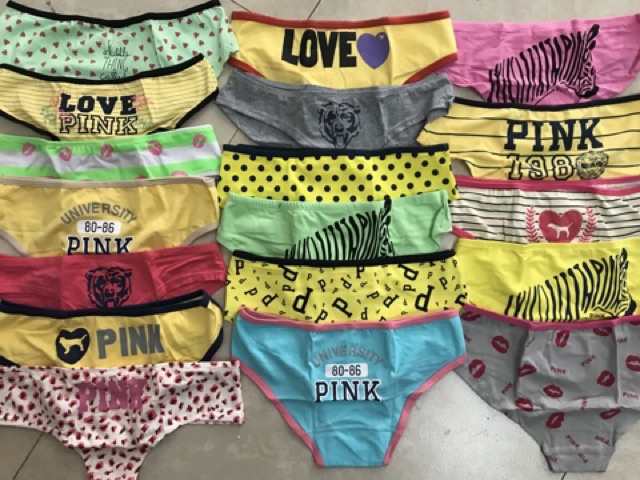 Combo 5 quần lót nữ LOVE PINK [ giao ngẫu nhiên ]