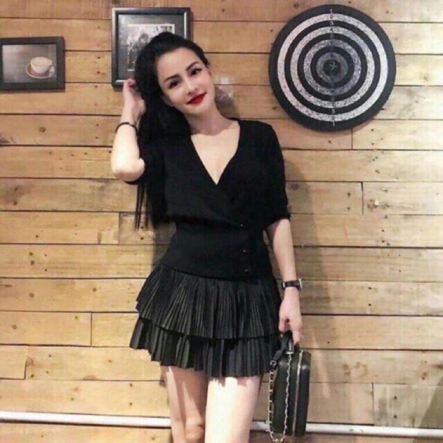 Chân Váy Nữ 🌹Freeship🌹 Chân váy Nữ xếp ly 2 tầng siêu đẹp Siêu Hót ( Có video + Ảnh thật ) QN02 | BigBuy360 - bigbuy360.vn
