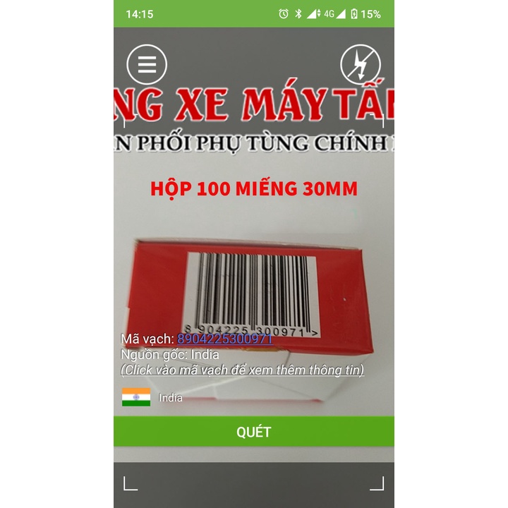 [Cao Cấp] Hộp 100 miếng Tròn 25mm Vá Vỏ - Ruột Xe Đạp Xe Máy Ô Tô Chính Hãng Bestpatch Made INDIA ( ẤN ĐỘ)
