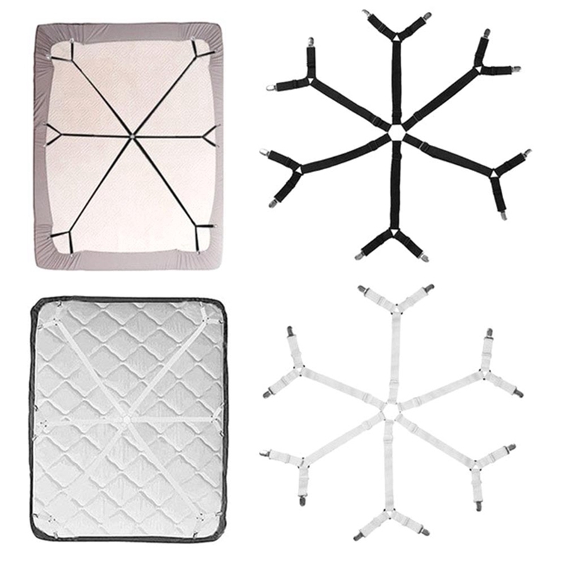 Đai Kẹp Ga Giường 3 Chiều 6 Mặt Tiện Lợi