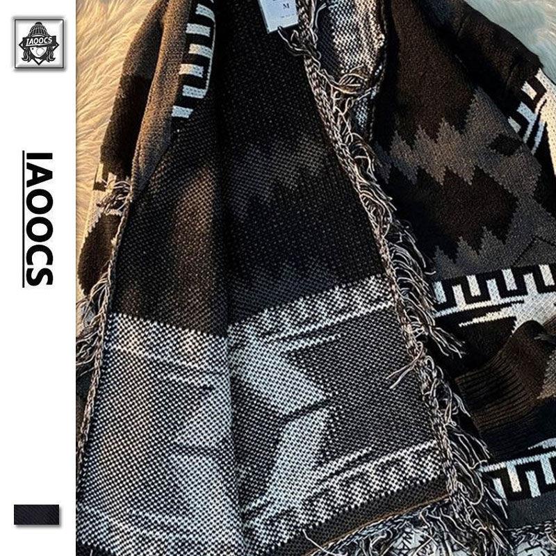 Áo Khoác Len Dáng Rộng Phong Cách Hip hop Đường Phố Retro Mới Cho Nam Và Nữ