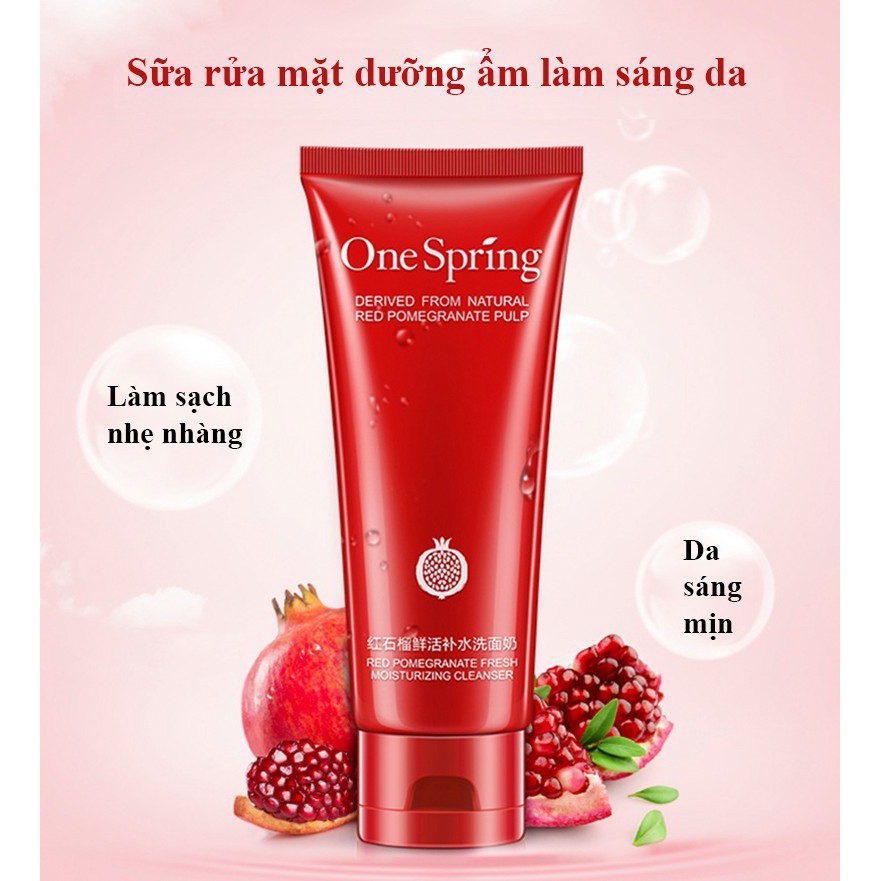 [RẺ VÔ ĐỊCH] Bộ Chăm Sóc Da Lựu Đỏ One Spring 4 Món | BigBuy360 - bigbuy360.vn