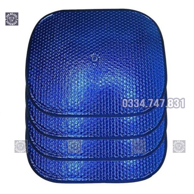 Tấm chắn nắng ô tô loại dày có lớp tráng bạc giúp che nắng giảm nhiệt độ trong xe bảo vệ nội thất khỏi nắng