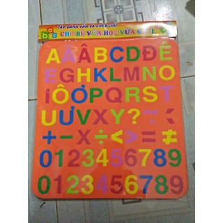 Bảng xốp chép chữ cho bé đánh vần
