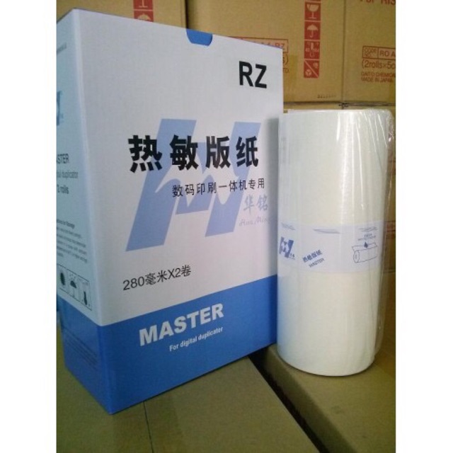 Master (giấy chế bản) RZ/EZ A4 cho máy Riso A4 loại 1 hàng đẹp