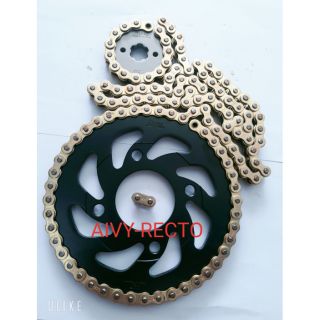 Nhông sên dĩa winner/sonic Recto,15/44. sên vàng, dĩa₫en,