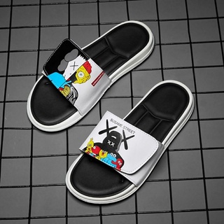 Dép nam nữ Susame Kaws quai dán - Dép quai ngang thời trang