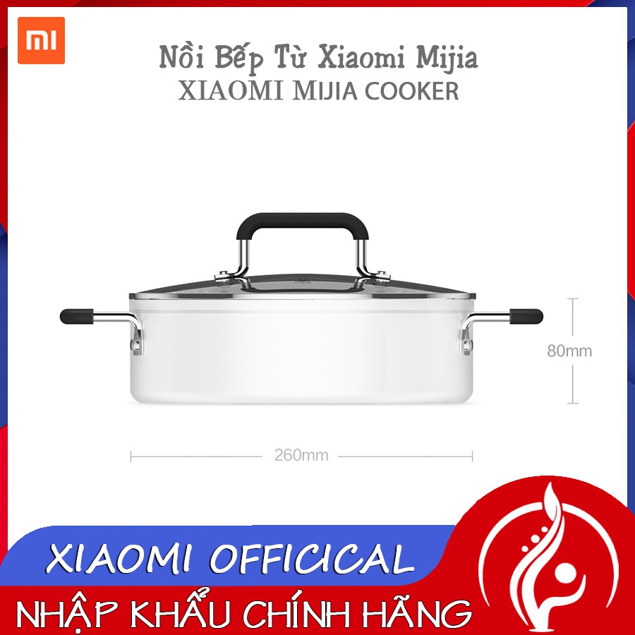 Nồi bếp từ xiaomi mijia Hợp kim nhôm chống oxy hoá