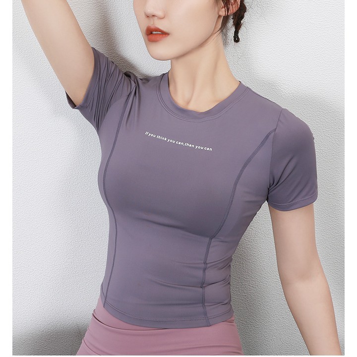 Croptop tập gym nữ - Áo tập gym yoga aerobic nữ chất siêu đẹp AGM35