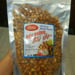 500g Đậu Phộng Rang Tỏi Ớt giòn giòn cay cay