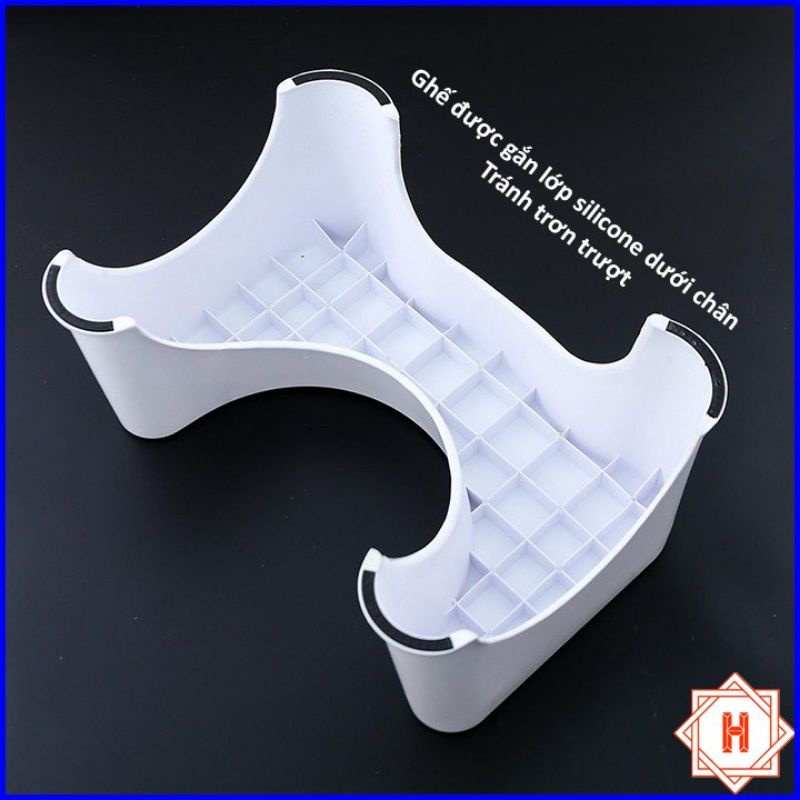 Ghế kê chân toilet chống táo bón Song Anh