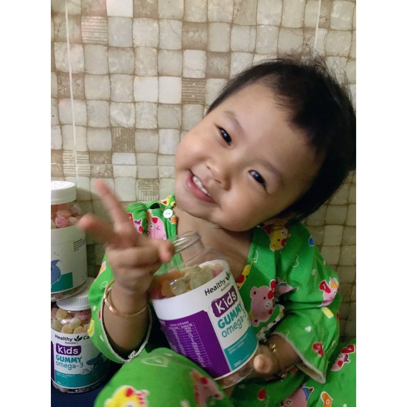 KẸO GUMMY OMEGA 3 HEALTHY CARE CHO BÉ TRÊN 2 TUỔI