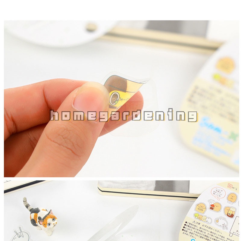 Set 50 sticker dán trang trí hình thú đáng yêu đa năng