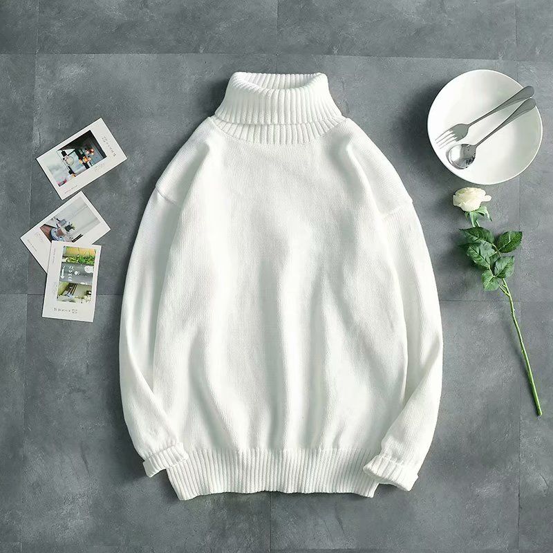 Áo Sweater Cổ Lọ Dáng Rộng Dày Dặn Phong Cách Hàn Quốc Cho Nam Giới | BigBuy360 - bigbuy360.vn