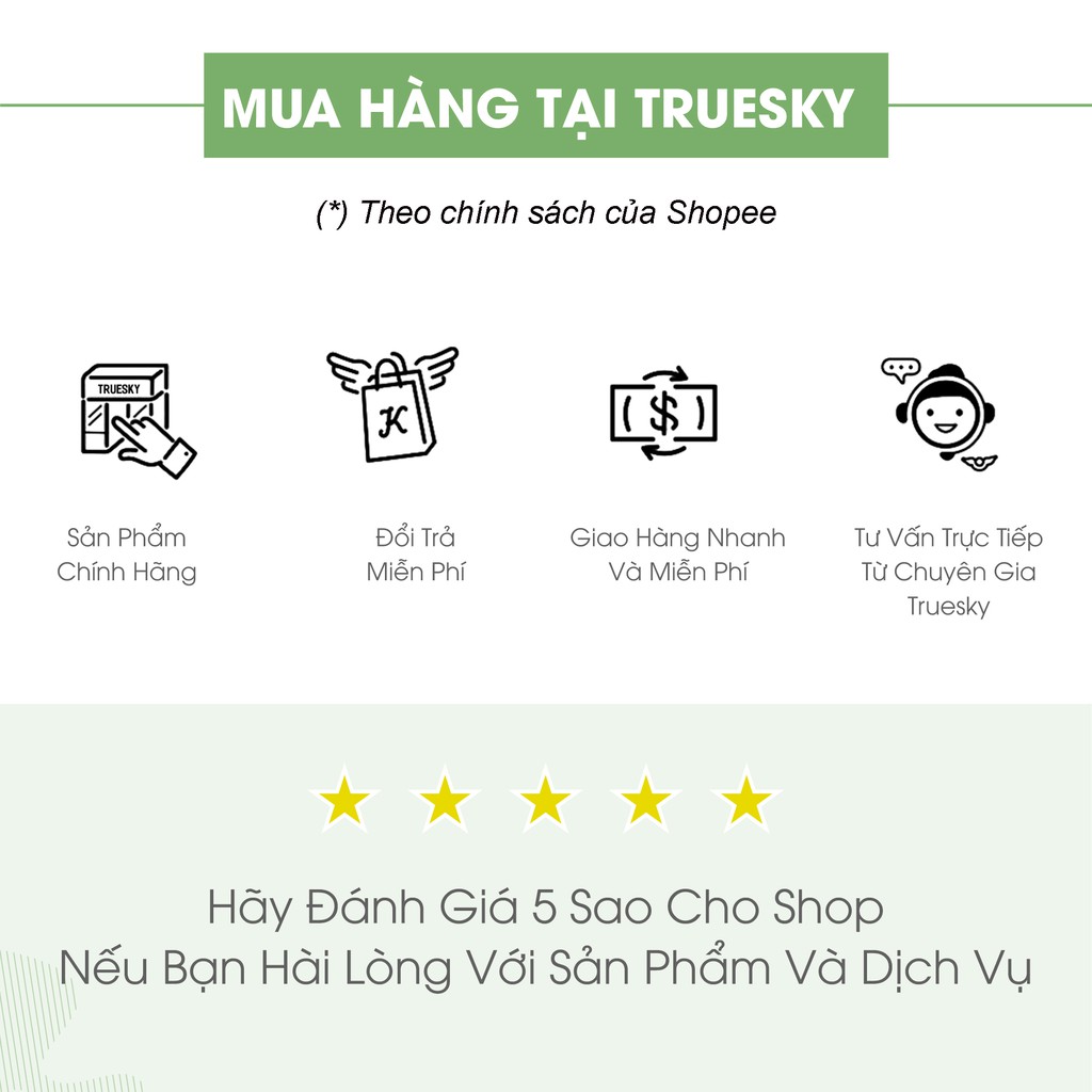Bộ sản phẩm làm trắng và ngăn ngừa mụn Truesky gồm 1 kem dưỡng trắng da mặt 20g + 1 gel rửa mặt ngừa mụn 50g | BigBuy360 - bigbuy360.vn