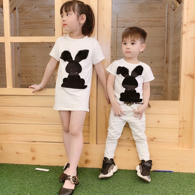 Sỉ cặp áo thỏ