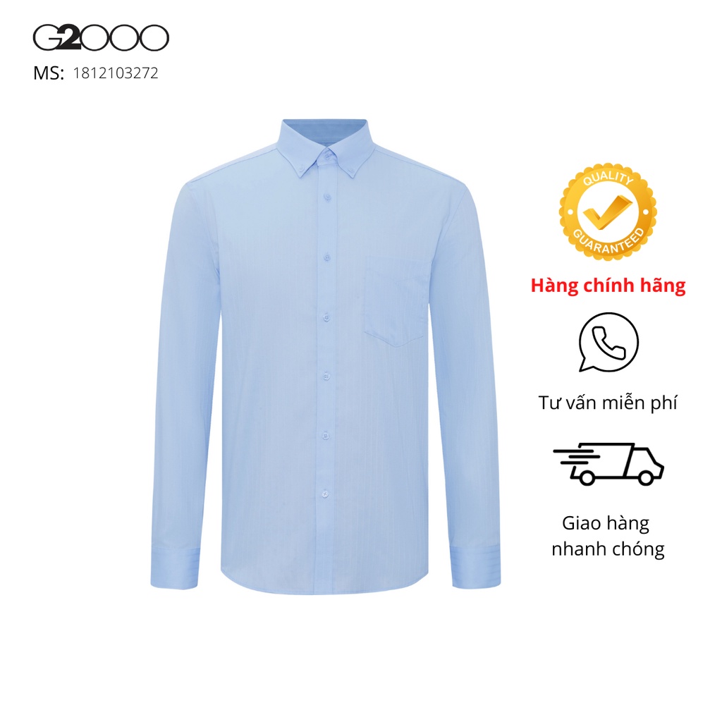 Áo Sơ Mi Nam Smart Fit G2000 (1812103272) Xanh Đen