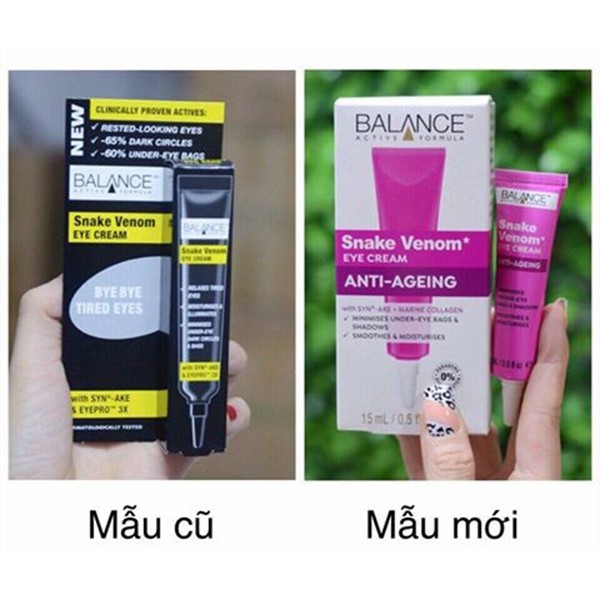 Kem Mắt Nọc Rắn Balance Active Formula Snake Venom Eye Cream