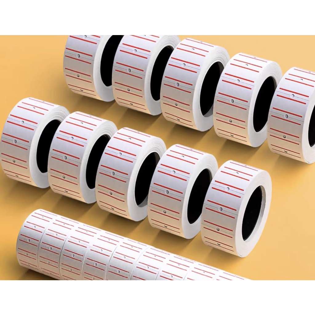 combo máy bấm giá tiền và 10 cuộn tem in giá-8 hàng số và các kí tự tiền tệ tặng kèm 1 cuộn giấy giá và 1 lọ mực