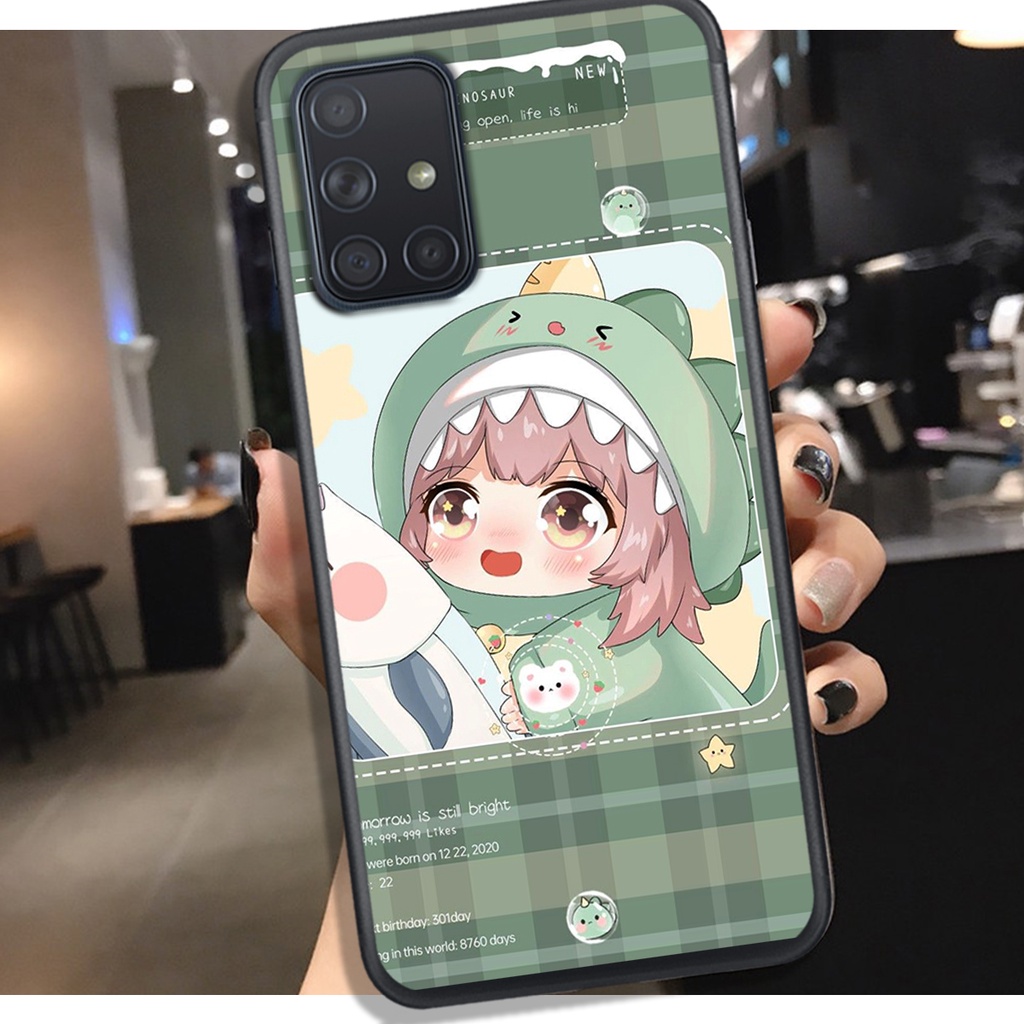 [HOT]ỐP SAMSUNG A31 - A51 -A71 - M51 , IN HÌNH KHỦNG LONG CHIBI SIÊU DỄ THƯƠNG.
