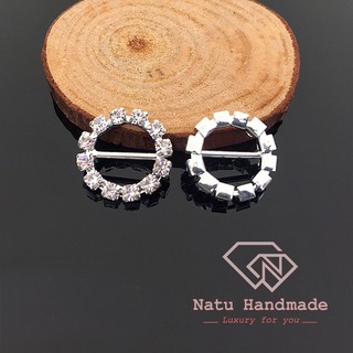 [ FREE SHIP] - Nguyên liệu handmade - nguyên liệu hoa cài áo - hoa cài tóc Center đá đơn -  loại đẹp