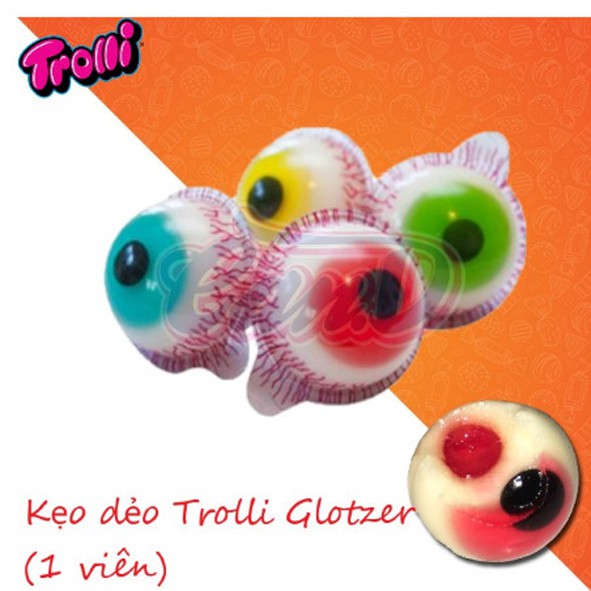 Lẻ 1 viên kẹo dẻo Trolli Planet & Pop Eye nội địa Đức