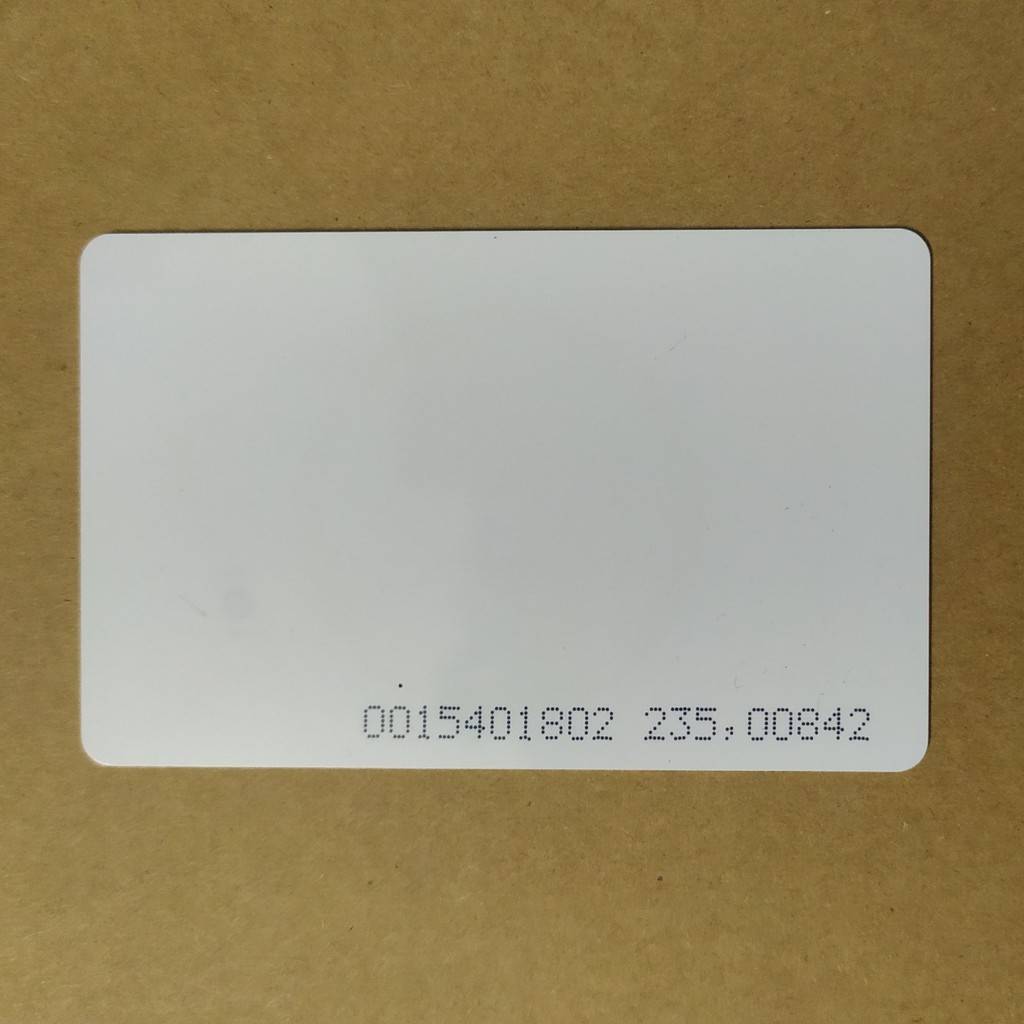 Thẻ chấm công bằng từ loại mỏng 18 số