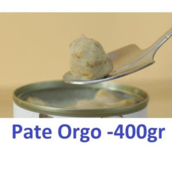 Orgo Pate chó dạng Lon 400gr  Thức ăn mềm cho mọi loại chó - Thịt hộp chó