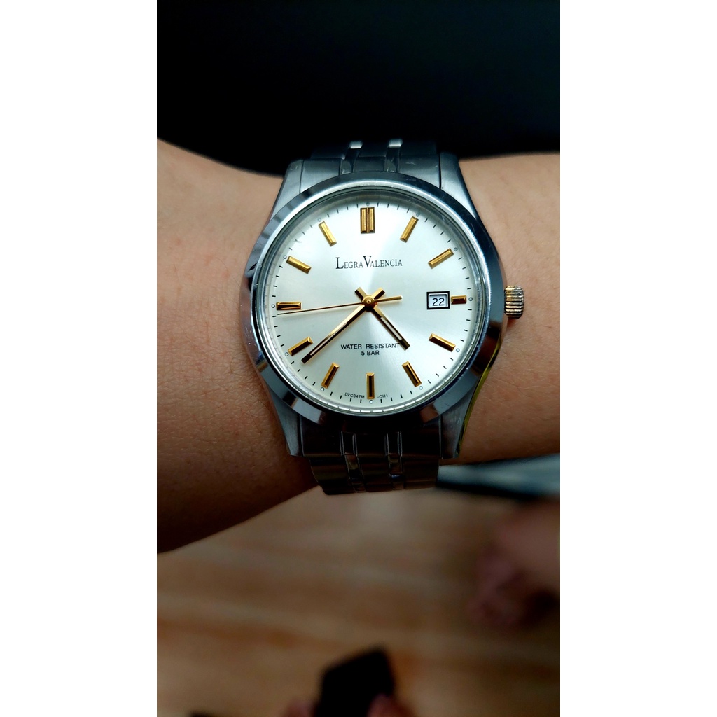 Đồng hồ nam Legra Valencia chạy pin hàng Si