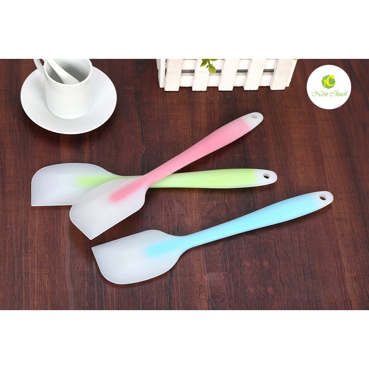 Spatula 28cm - Phới trộn bột, vét bột/phới dẹt silicone cán trong