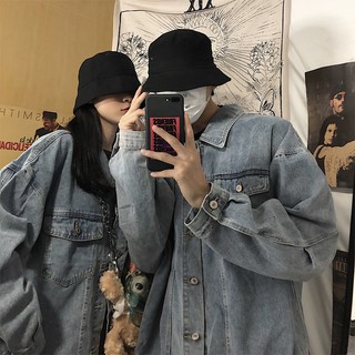 [Ỏder/ sẵn lẻ size ] Áo khoác bò dáng rộng Nam Nữ