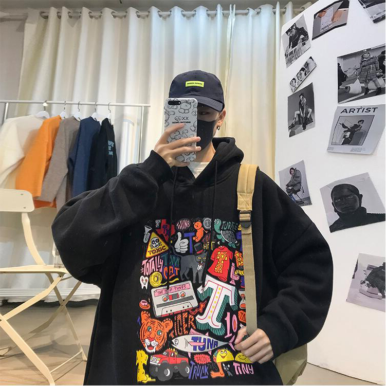 Áo Hoodies Oversize Thời Trang Dành Cho Nam (4 Màu)