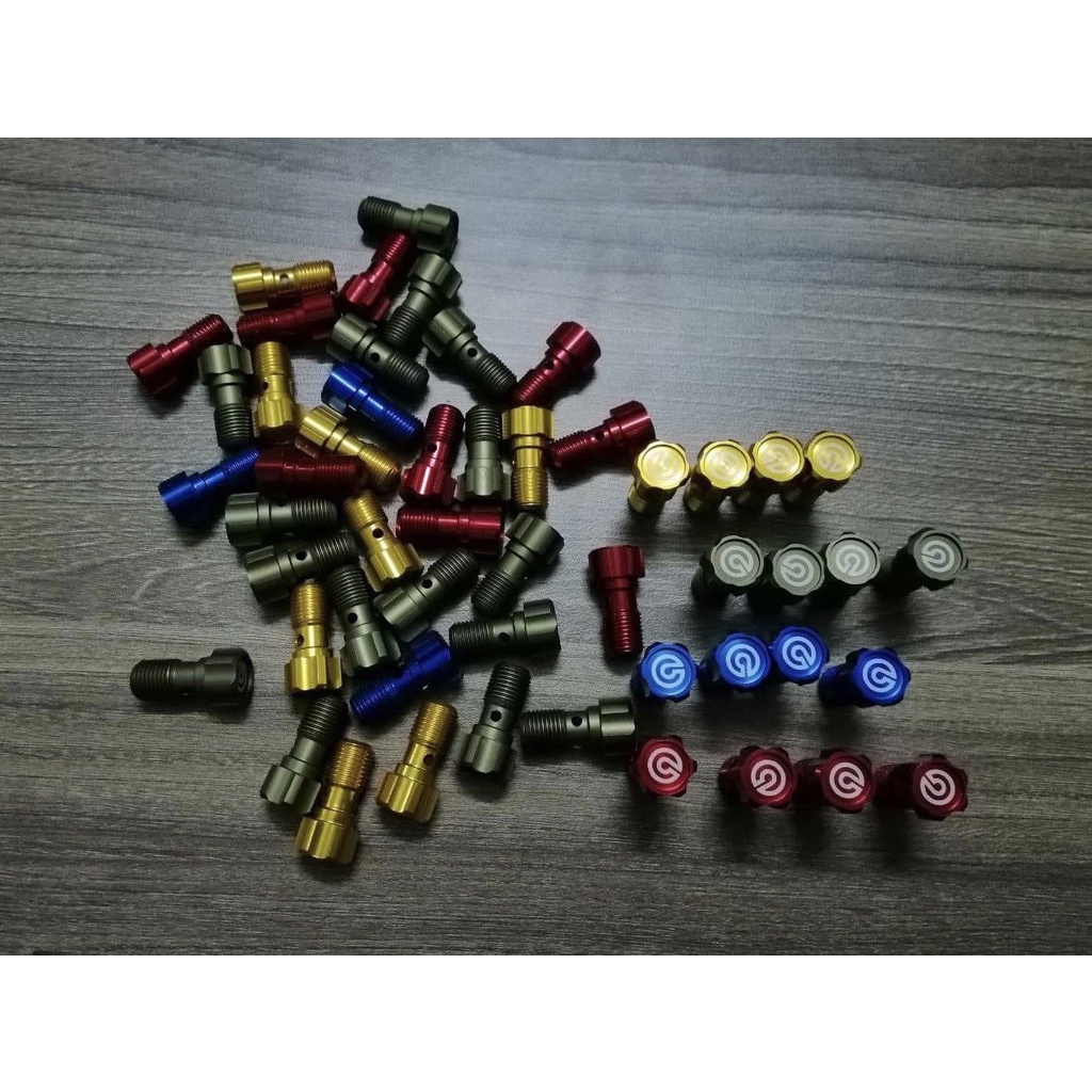 Ốc Nhôm Brembo gắn heo brembo đủ màu