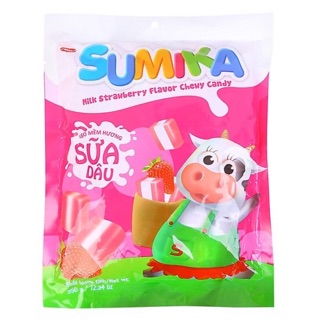 Kẹo sữa dâu sumika 140g