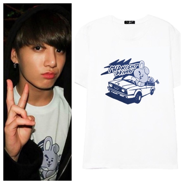 (Tặng ảnh BTS)Áo BTS JK Cooky