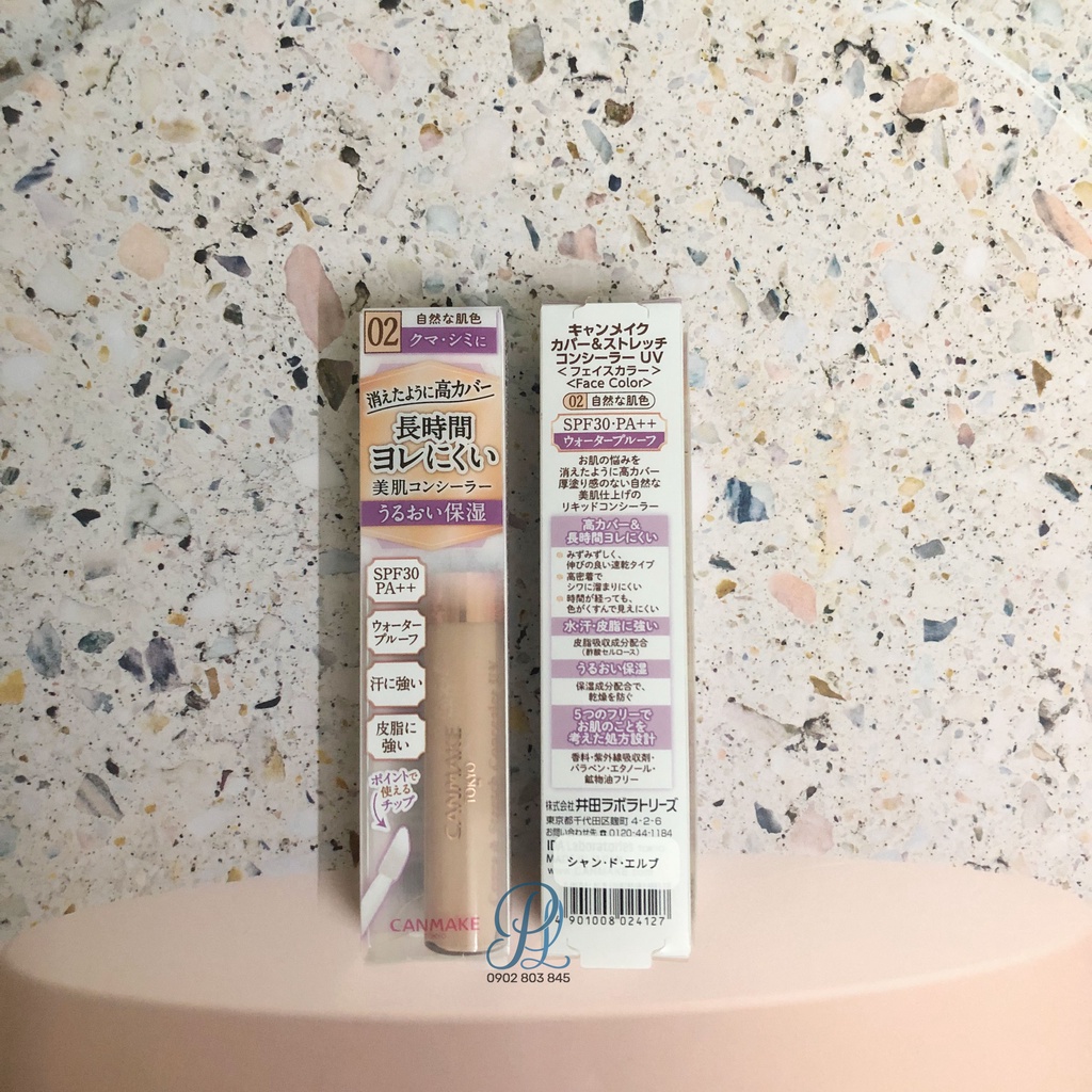 Kem Che Khuyết Điểm Chống Nắng Canmake Cover & Stretch Concealer UV