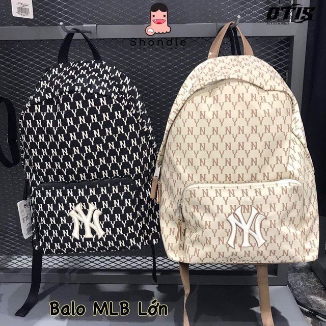 Balo M.LB NY Monogram Backpack 2 ngăn tiẹn lợi ,đầy đủ tem tag