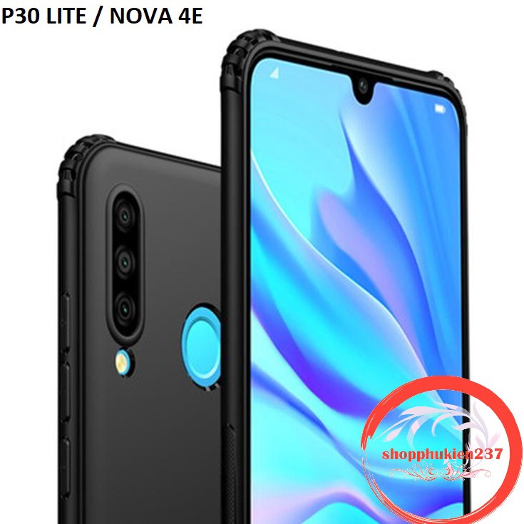 [Freeship toàn quốc từ 50k] Ốp Lưng Huawei P30 , P30 Lite , Nova 4e Ốp Dẻo Đen TPU Chống Sốc 4 Góc Cao Cấp