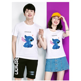 Áo thun cặp form rộng in hình Stitch ngộ nghĩnh AD05 💕💕💕