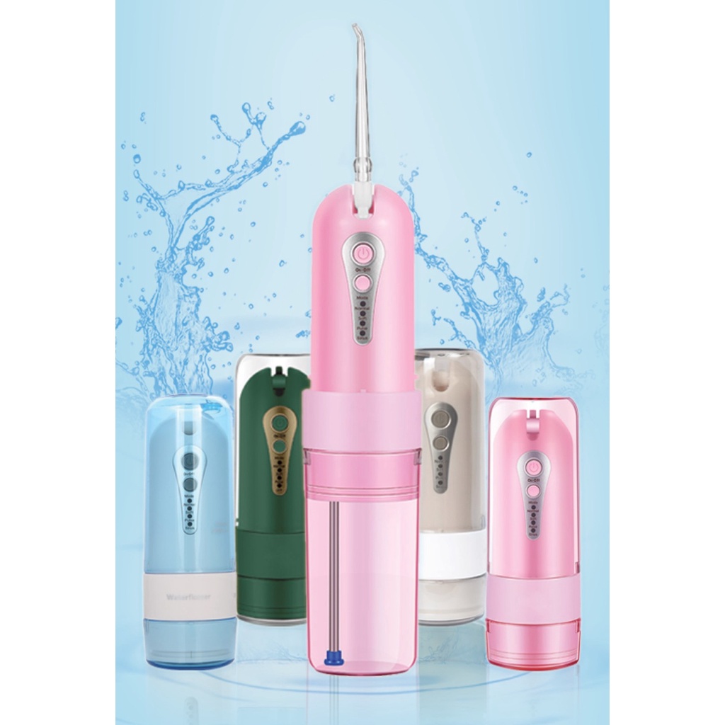 Máy tăm nước Smile Care  - Mẫu mới điều chỉnh áp lực thông minh, máy tăm nước cầm tay chính hãng