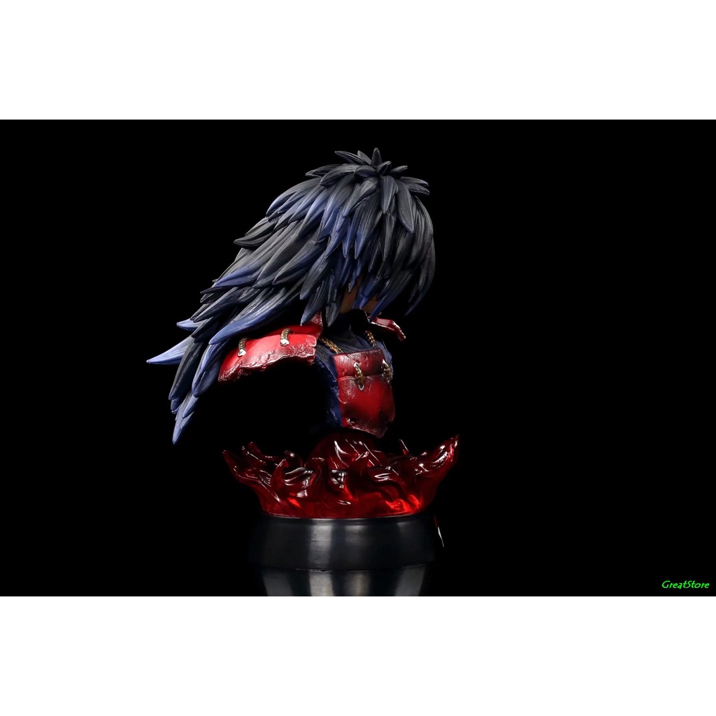 Mô hình tượng bán thân Uchiha Madara và Uchiha Obito trong Anime Naruto 16cm