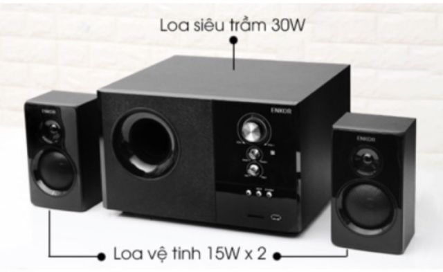 Loa vi tính 2.1 Enkor S2880 Đen