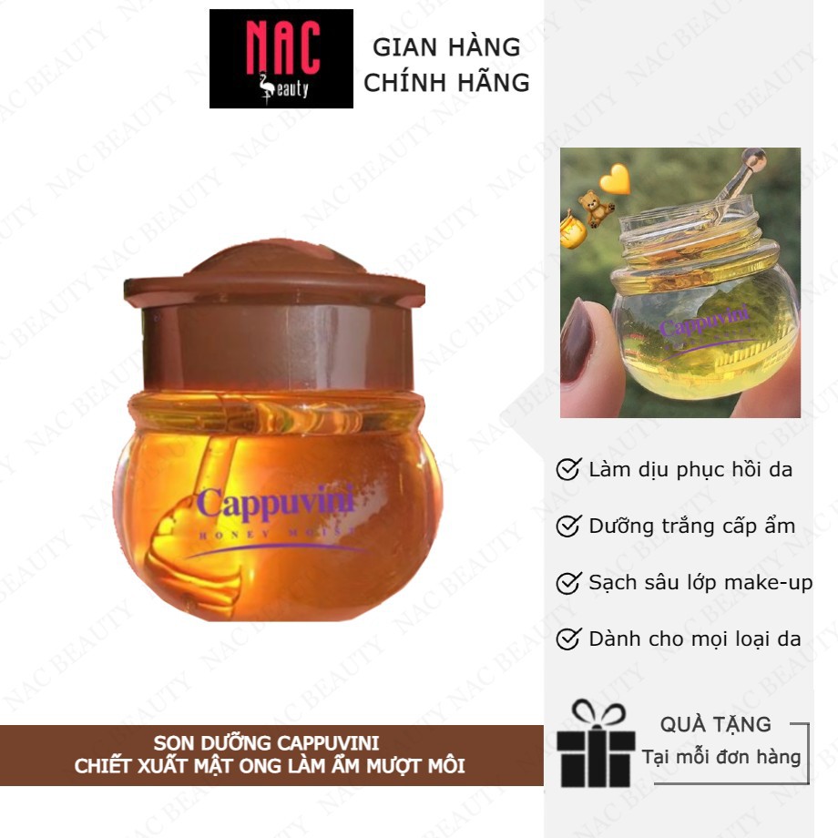 Son dưỡng Cappuvini chiết xuất mật ong làm ẩm mượt môi